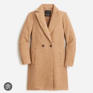 J.Crew Daphne topcoat in Italian boiled wool